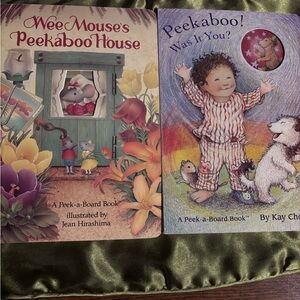Wee Mouse's Peekaboo House and Peekaboo! Was It You? Board Books